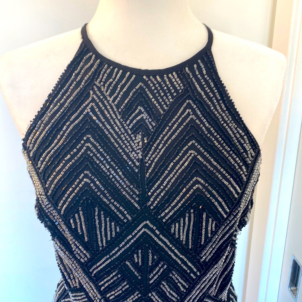 Black beaded Gianni Bini Dress